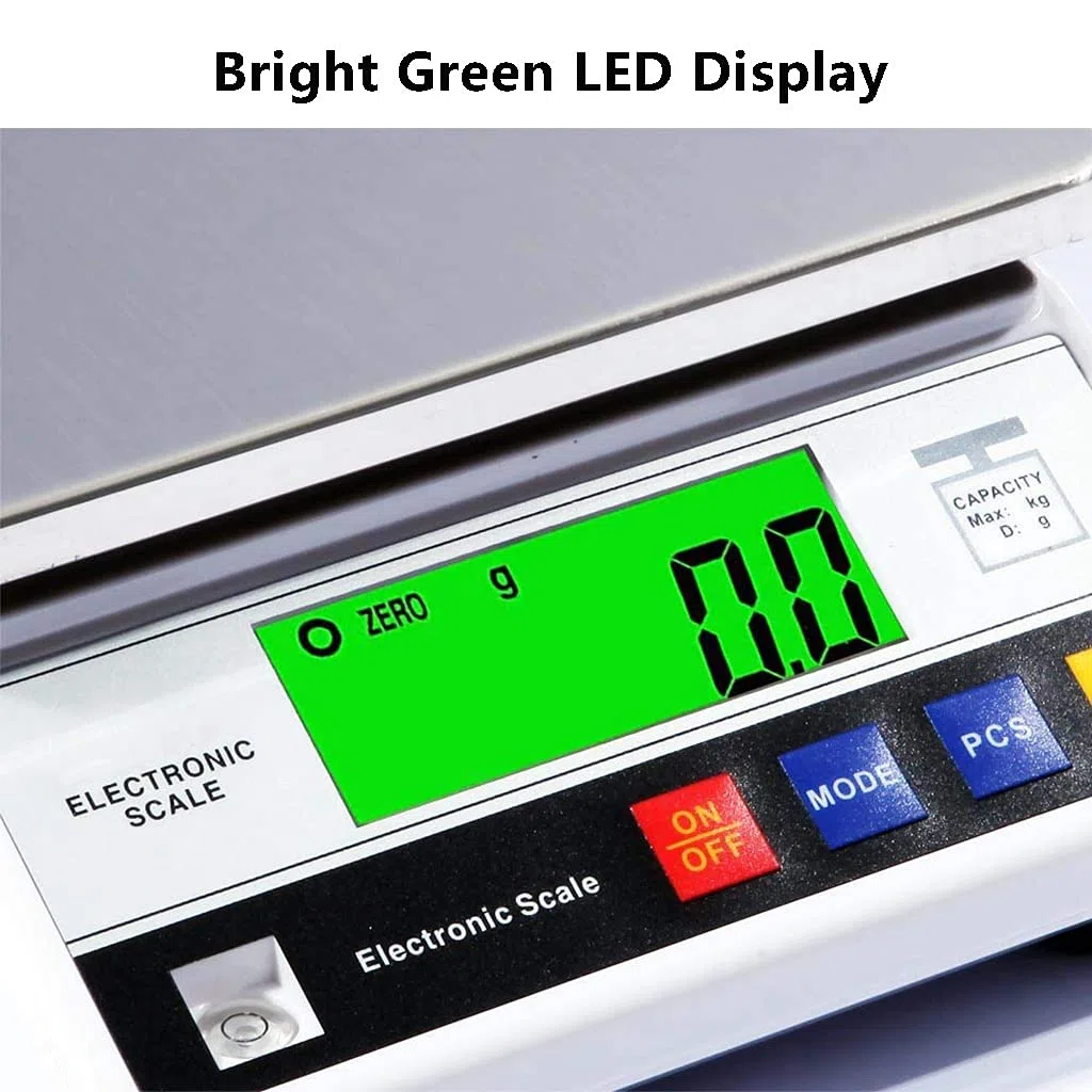 Báscula Digital para joyería, balanza de Laboratorio de Alta precisión, balanza electrónica analítica, precisión de 0,1 g, pesaje científico de Cocina (10kg/0.1g)