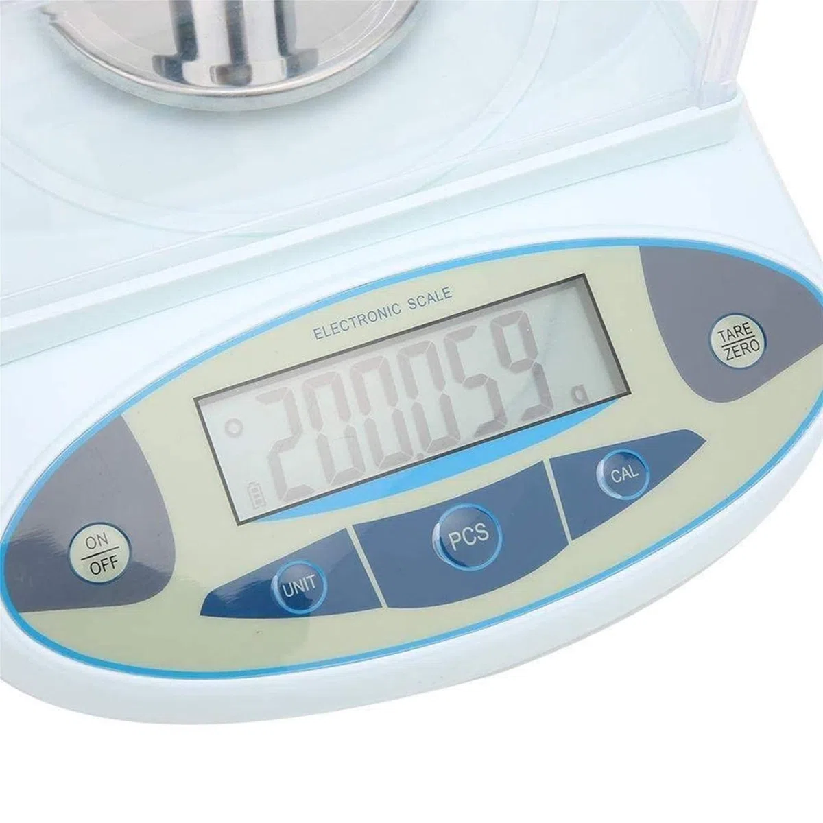 Balanza electrónica Digital de Alta precisión para Laboratorio, balanza científica LCD para pesaje analítico con Protector contra el Viento, Ideal para joyería.,300g/0.01g
