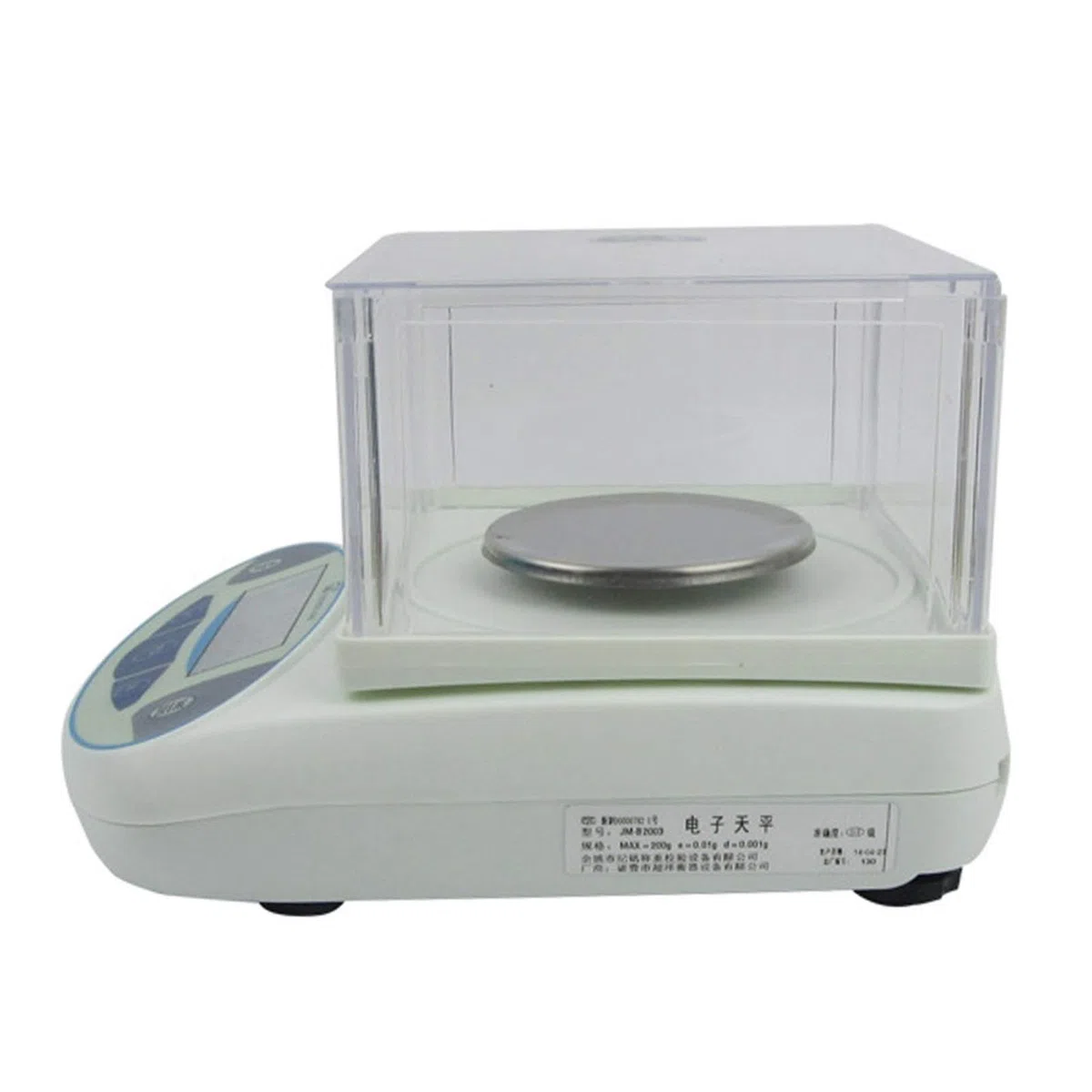 Balanza electrónica Digital de Alta precisión para Laboratorio, balanza científica LCD para pesaje analítico con Protector contra el Viento, Ideal para joyería.,300g/0.01g