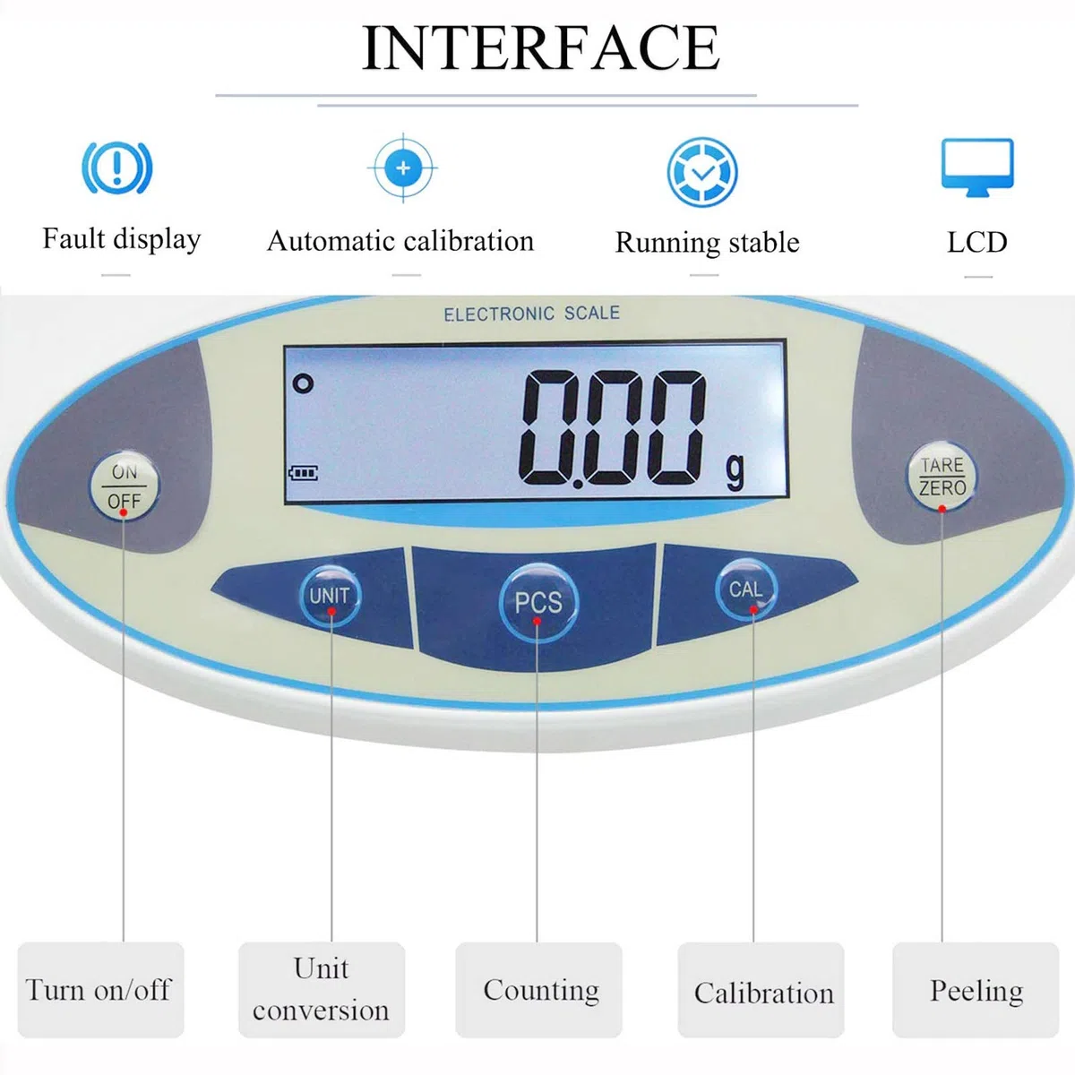 Balanza Analítica De Laboratorio De Alta Precisión De 0,001 G, Balanza Científica Electrónica Precisa, Balanza Digital De Precisión para Joyería con Parabrisas,