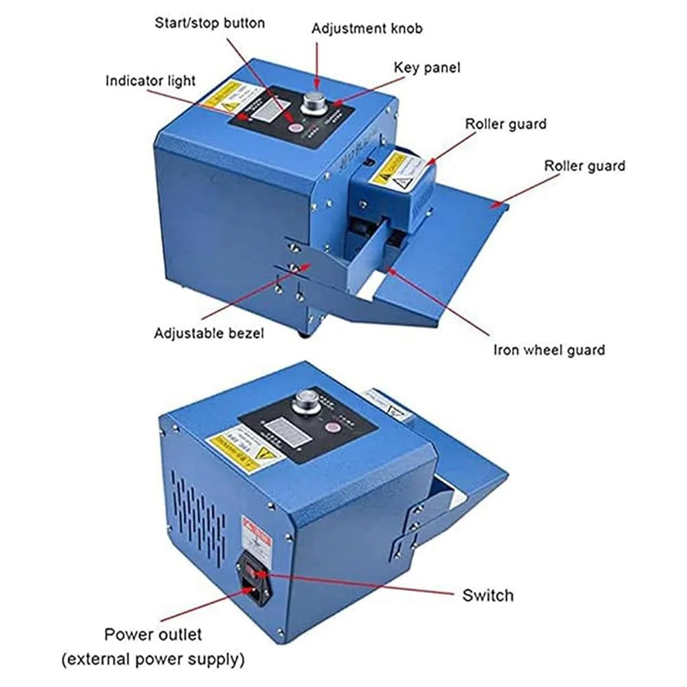 Máquina de sellado continuo de 300 W, sellador térmico automático de bolsas de plástico, 5 m/min, sellador de banda industrial para bolsas de papel kraft de película de PVC